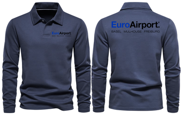 EURO AIRPORT LONG SLEEVE POLO